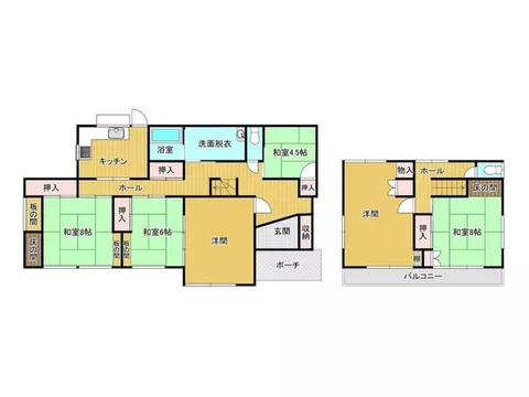 Parking space for 2 cars! Spacious 5LDK! Open year-round, so you can view it now♪