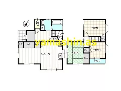 A 3LDK with a sense of openness and soft sunlight from the elevated east side. Spacious entrance hall and storage in each room - Image 2