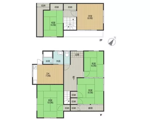 Hitachi City Kanazawacho 5-chome 2-story 5DK
