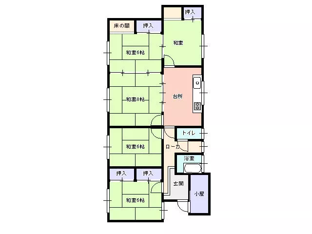 Yonezawa City, Ota Town 1-chome (Yonezawa Station) Single-story building 5K