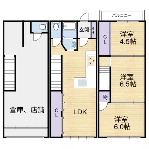 Kobe City, Suma Ward, Shirakawa-dai 7-chome (Nagata Station) 3-story building 3LDK
