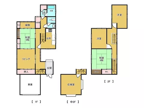 2-story, 6K in Nishiki 3-chome, Mikuni Town, Sakai City (Mikuni Station)