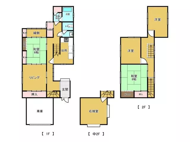 2-story, 6K in Nishiki 3-chome, Mikuni Town, Sakai City (Mikuni Station)