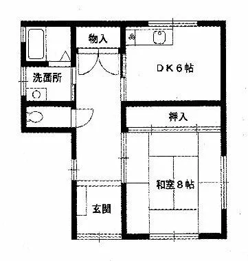 Kinokawa City, Momoyama Town, Dan (Shimoiisaka Station), single-story, 1DK