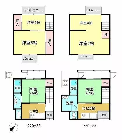 Otsu City, Saikawa 3-chome (Karasaki Station) 2-story building 6K