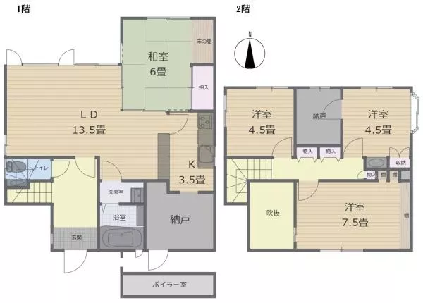 Otsu City, Nango 4-chome (Ishiyamadera Station), 2-story, 4SLDK