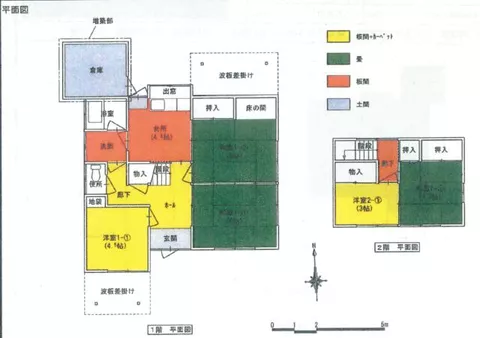 Myozai District, Ishii Town, Urashō, Kunimitsu (Shimoura Station) 2-story building 5DK