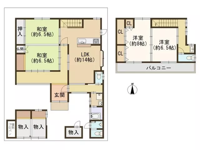 ☆Viewing available today☆ Land area approximately 50 tsubo, 56 tsubo! South-facing balcony♪