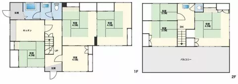 Utsunomiya City, Fujimigaoka 1-chome (Tobu Utsunomiya Station) 2-story 7K