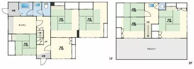 Utsunomiya City, Fujimigaoka 1-chome (Tobu Utsunomiya Station) 2-story 7K