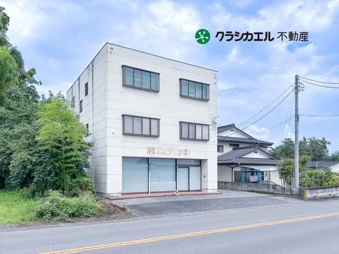 Three-story steel building along National Route 119! A dream of combining work and residence with a store, warehouse, and 6KK residence