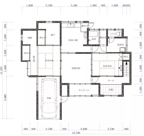Noshiro City, Nakawa 1-chome (Noshiro Station) 2-story building 5DK - Image 2