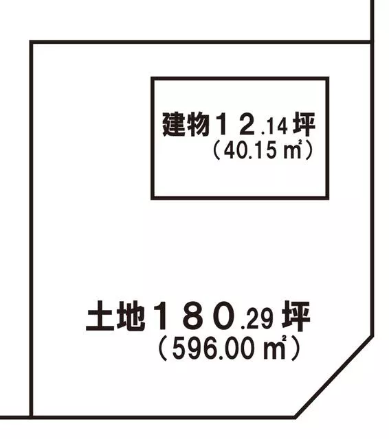 Otsu City, Minami Komatsu (Omi Maiko Station) Single-story building, one room