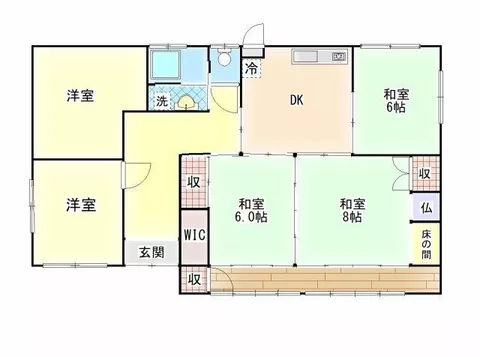 Ibusuki City Yamakawa Narikawa (Yamakawa Station) Single-story building 4DK - Image 2