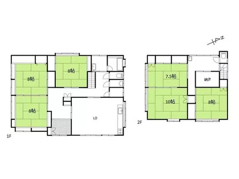 ■Location approximately 450m from Oishida Station! ■Existing house with garage! - Image 2