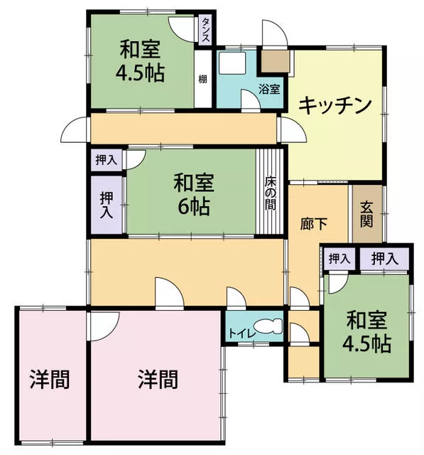 Zentsuji City, Bunkyo-cho 4-chome (Zentsuji Station) Single-story building 4LDK