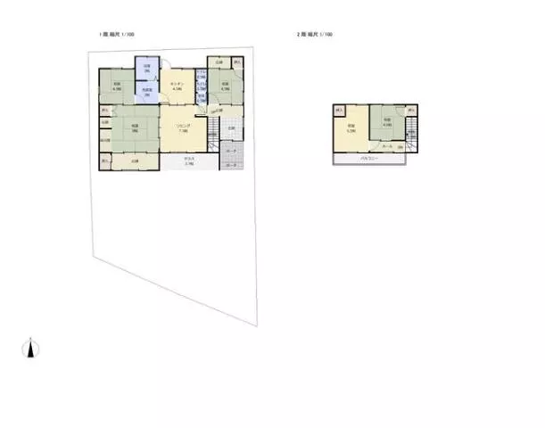 Saga City, Honjo Town, Oaza Honjo, 2-story, 6DK
