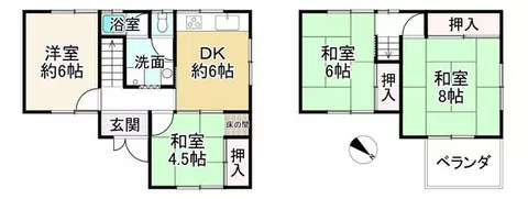 Kyotanabe City, Makinamatsu (Osumi Station) 2-story 4DK