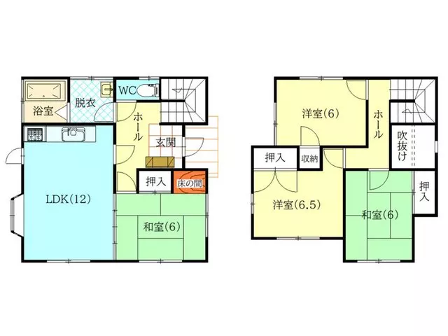 Land area 49.95 tsubo! ☆Used 4LDK detached house in 2-chome, Kuzuha Takamatsu, Kokura Minami Ward! LP gas!