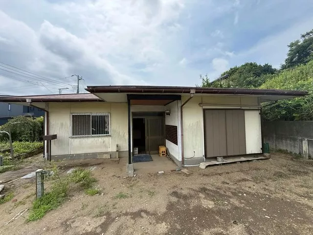It's a single-story house with a garden and garage!