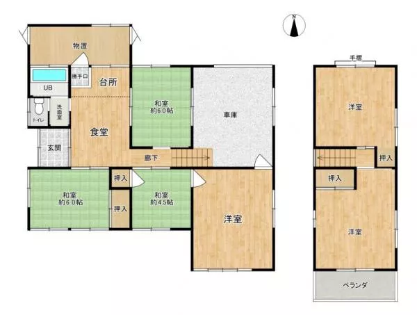 2-story building with 6DK in Enshuhama 2-chome, Chuo Ward, Hamamatsu City