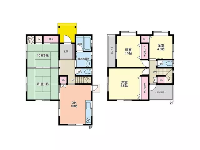 【Panahome Aiki】Parking for 2 cars possible! A used wooden two-story property!!