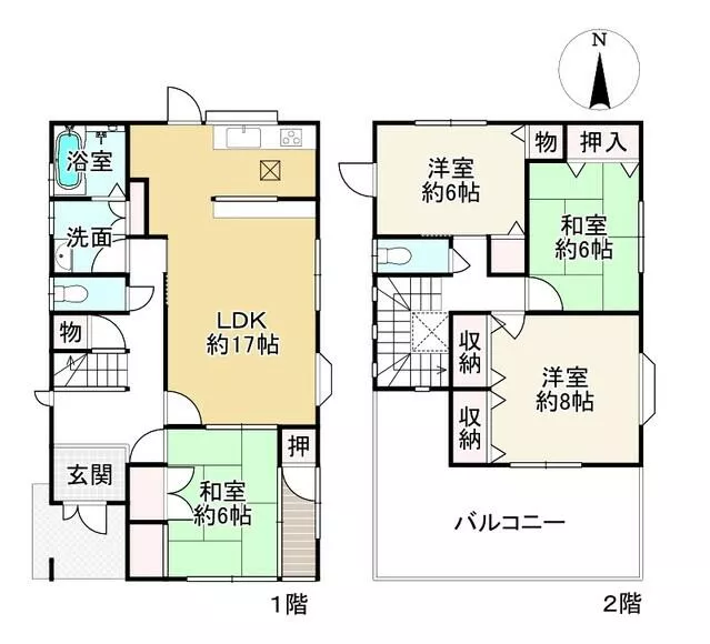 Higashiomi City, Miyagawa-cho (Asahi Otsuka Station) 2-story 4LDK