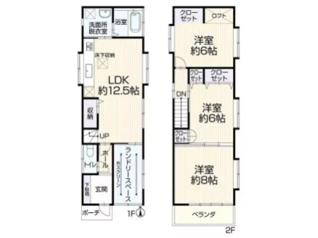 5 minutes by car to Aeon Mall. A renovated 3LDK with an attractive living environment.