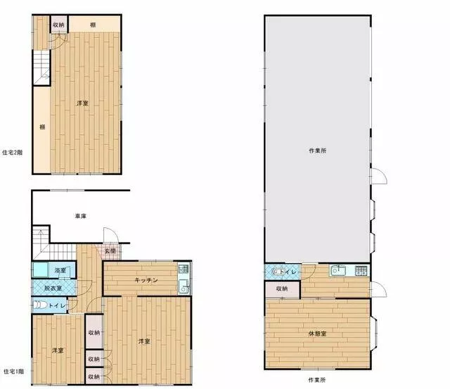 Chikusei City, Tsuji (Kuroko Station) 2-story building 3DK