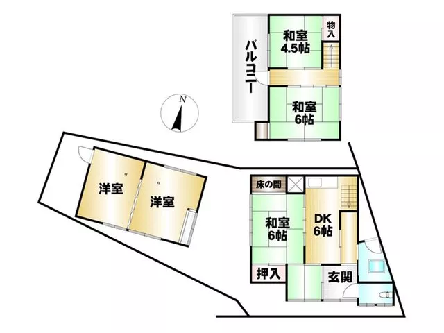 [Kintetsu Brokerage] ○Corner lot ○Land approximately 42.9 tsubo ○3DK + Detached (2 rooms)