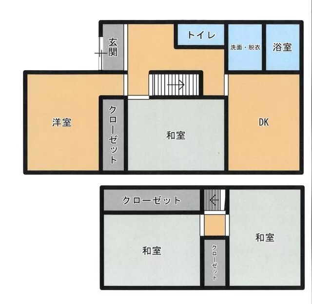 Wakayama City, Rokutani (Rokutani Station) 2-story 4DK