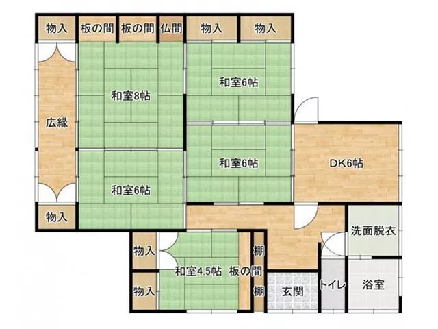 Tour】Flat roof / Parking for 3 cars (under construction) / Front road width: 6m / Garden space available