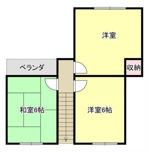 Gifu City, Awano Nishi 1-chome (Meitetsu Gifu Station) 2-story building 6DK