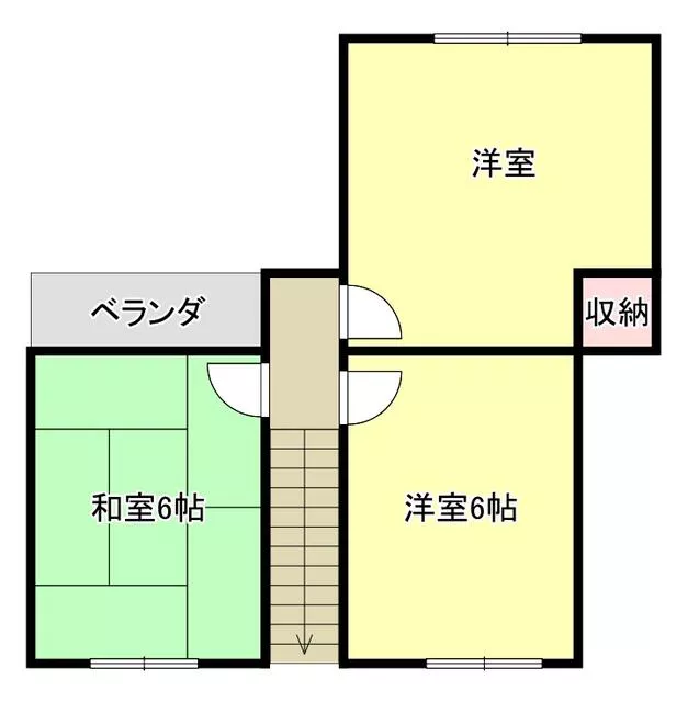 Gifu City, Awano Nishi 1-chome (Meitetsu Gifu Station) 2-story building 6DK