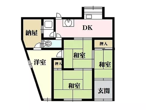 A spacious 4SDK single-story home with plenty of storage! Close to the station, shopping mall, and educational facilities.