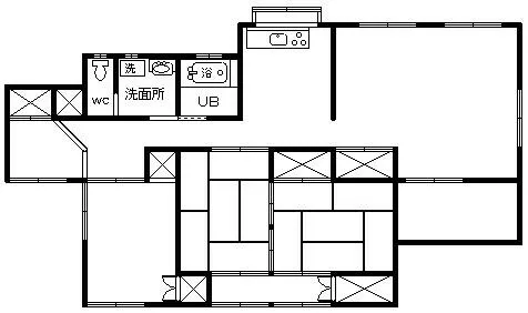 Oita City, Oaza Kazuki (Tsurusaki Station), single-story building, 4DK