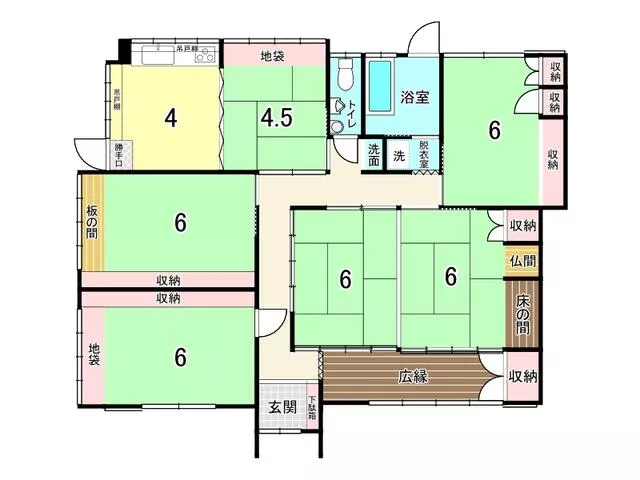 Minamikyushu City, Ei Town, Goryo (Goryo Station), Single-story building, 6DK