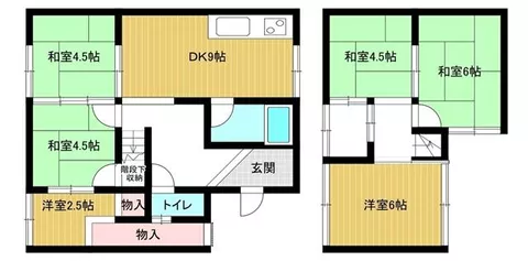 Marugame-shi, Marugame Nakafu-cho 4-chome (Marugame Sta.) 2F 6DK

1,000,000 yen
