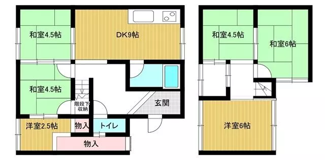 Marugame-shi, Marugame Nakafu-cho 4-chome (Marugame Sta.) 2F 6DK

1,000,000 yen
