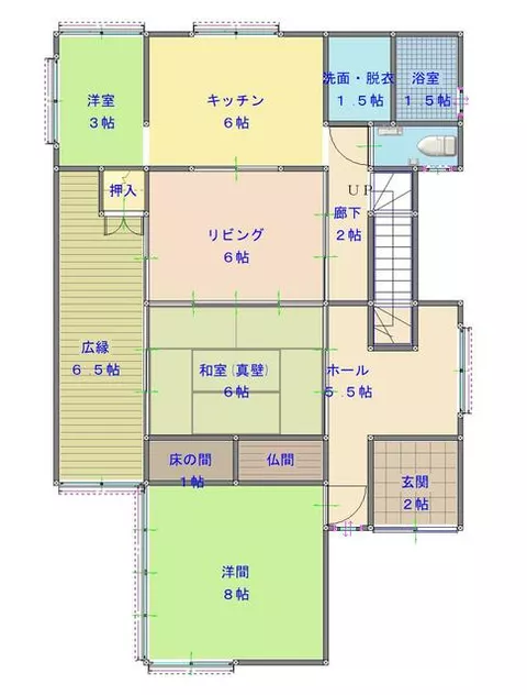 Takeo City, Kitakata Town, Oaza Shiku (Kitakata Station) 2-story building 7K