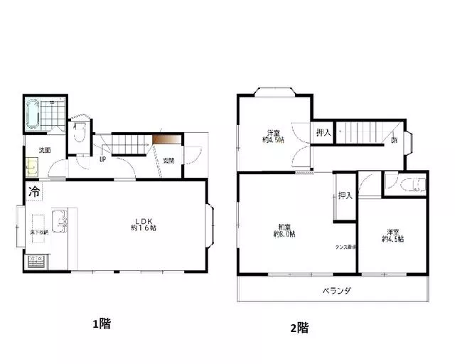 Ome City, Daimon 2-chome (Kawabe Station) 2-story 3LDK