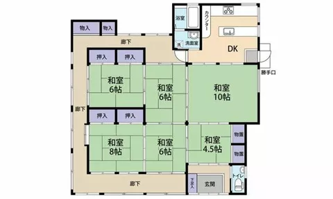 Yamagata District, Kitahiroshima Town, Yoshiki Single-story building 6DK - Image 2