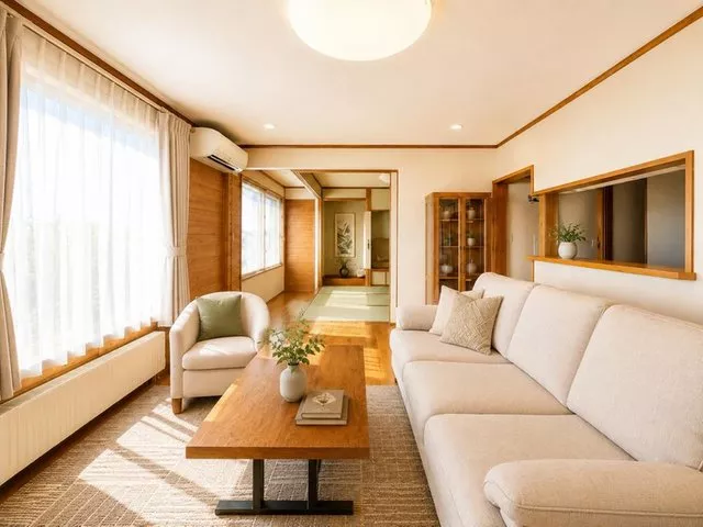 Built by Sweden House, a high-quality and spacious 4LDK home enveloped in sunlight and openness