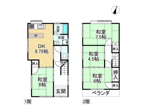 Shikishima Town 2 (Shobuike Station) 2.5 million yen - Image 2