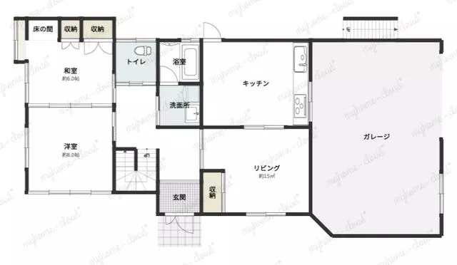 2-story, 5LDK in Kan, Yamame, Ichinoseki City (Yamanome Station)