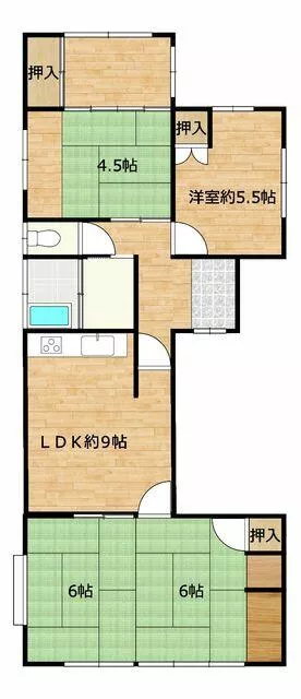 Tamana City, Ohama Town (Tamana Station) Single-story building 4DK