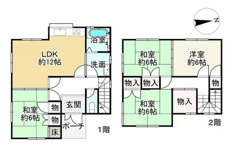 Higashiomi City, Kamioomori Town (Yokaichi Station), two-story building, 4LDK