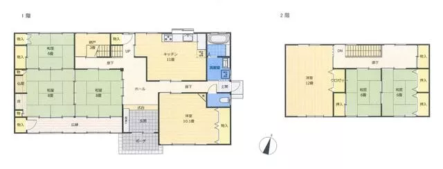 Shinshiro City, Koyanagino Aza Maeda (Hon-nagashino Station) 2-story 7SLDK
