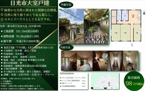 Nikko City, Omuro (Shimo-Imachi Station), single-story building, 3LDK - Image 2