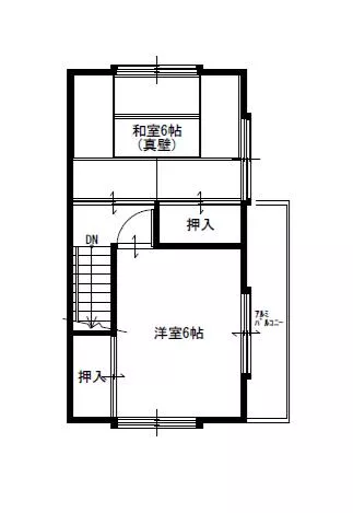 Okuzushi City Mizusawa Mashikigaoka 1-chome (Rikuchu-Ori Station) 2-story 6DK